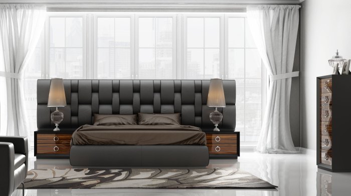 Contemporary Luxury Bedroom Set with Designer Long Exclusive Bed Aurora ... Contemporary Luxury Bedroom Set with Designer Long Exclusive Bed Aurora ...